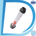 Grau Klar Lzs-15 Kunststoffrohr Durchflussmesser 10-100L / H Wasser Flüssigkeit Durchflussmesser